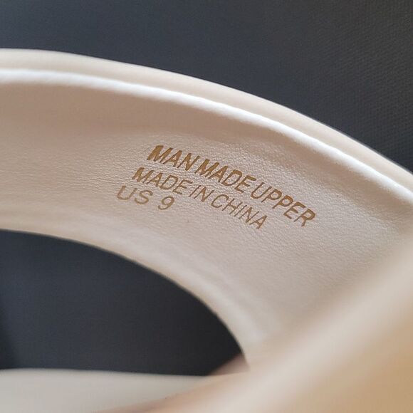 BRAND NEW MI,IM LOS ANGELES LEATHER WOODEN PLATFORM HIGH HEEL SANDALS - Picture 13 of 16